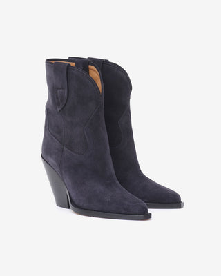 Leyane Suede Boots Faded Black