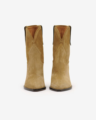LEYANE Suede  Boots Taupe