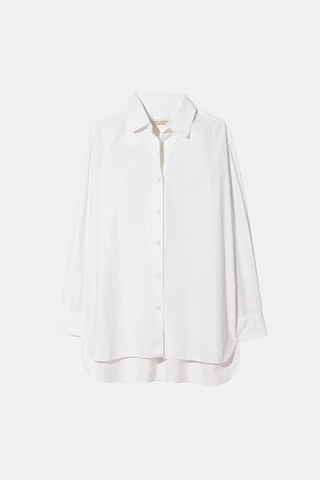 Yorke Poplin Shirt White
