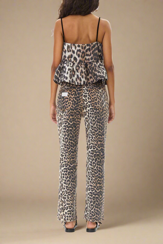 Leopard 3D Jacquard Top