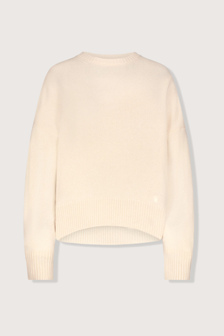 flat lay Anton Crew Cashmere Sweater light pink Slightly oval fit
Crew neck
Drop shoulders
Ribbed details
Vented cuffs