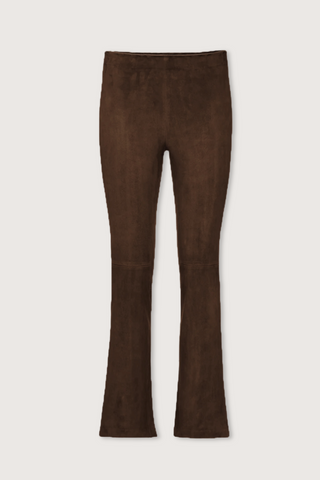 JP Twenty Washable  Suede Pant Choco