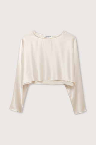 Emilia Crop Top Champagne