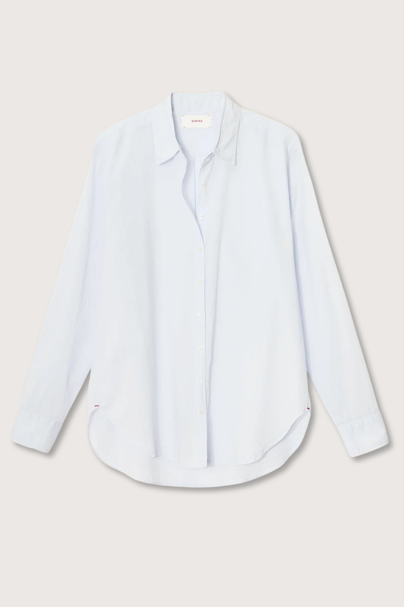 flat lay Beau Shirt Skylight cotton poplin Boyfriend style
Button down
Long sleeve
Relaxed and generous fit