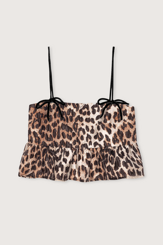 Leopard 3D Jacquard Top