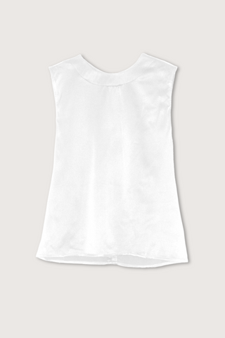 Jadon Silk Tank Ivory