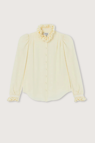 Rosanna Silk Shirt Cream