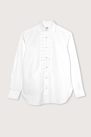 Ruffle Poplin Shirt