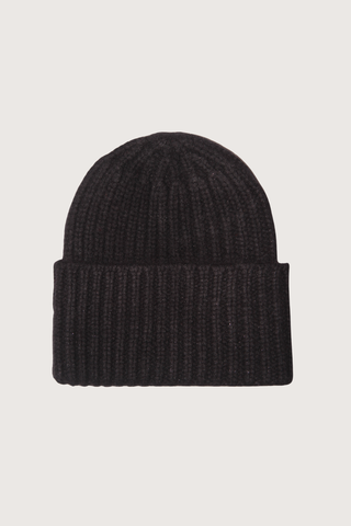 flat lay Cashmere Beanie Lux Sailor Caviar black 100% Cashmere
Ribbed
Bottom turn-ups