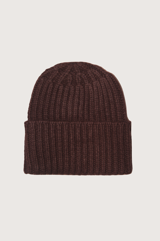 flat lay Cashmere Beanie Sailor Brown 100% Cashmere
Ribbed
Bottom turn-ups