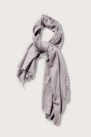 flat lay Cashmere Felted Stole Wind Chime Approximately 36"x80"