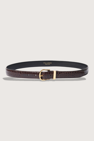 Loise Belt Croc Dk.Brown