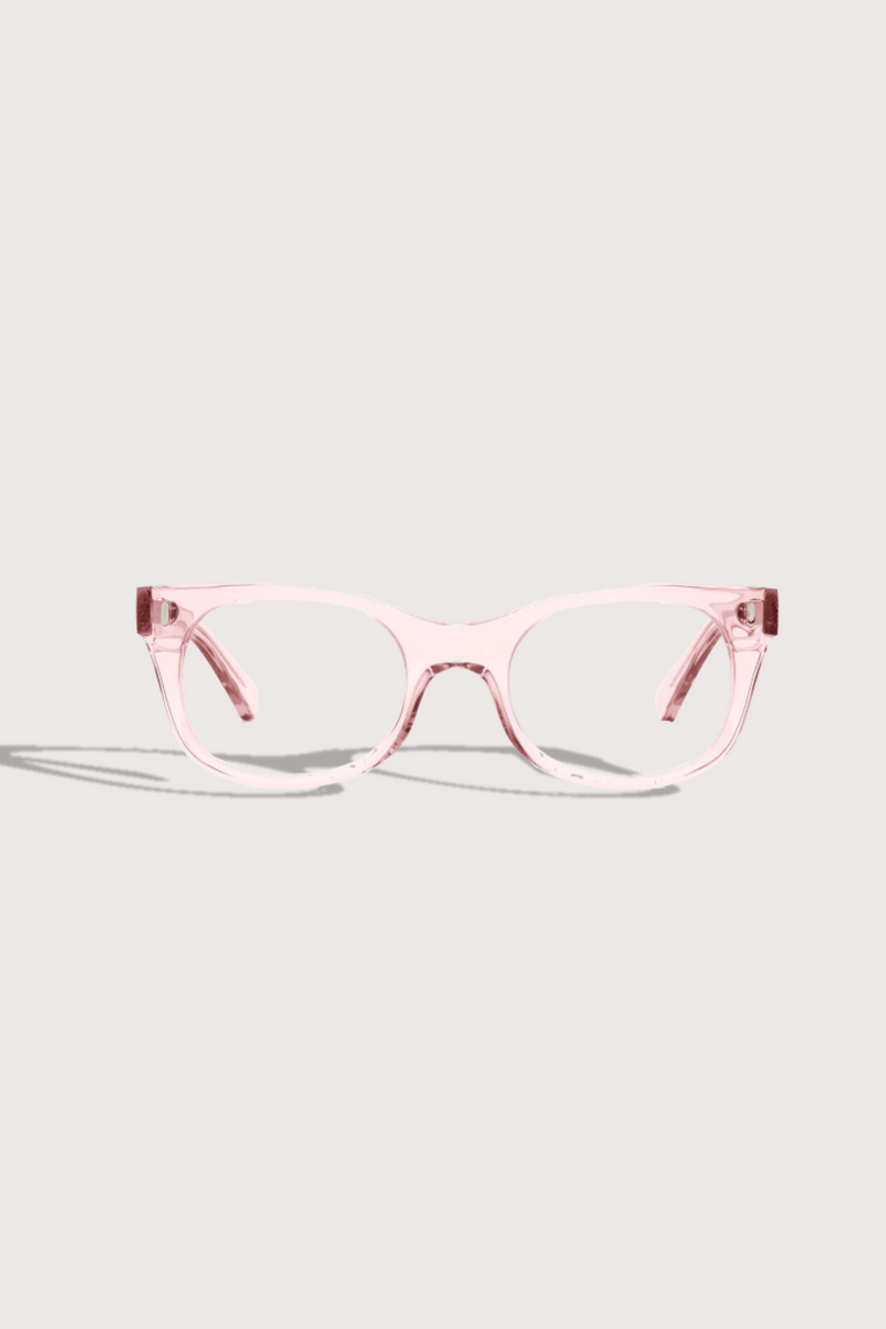 Bixby Reader Polished Clear Pink +1.50