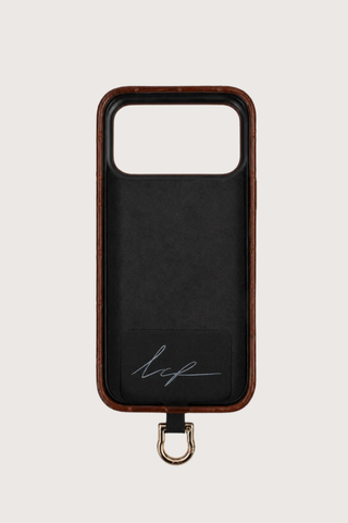 inside view of Croco Phone Case 17 Pro Max / 18 Pro Max Camel Croco Phone Case 17 Pro Max / 18 Pro Max Camel Protect your phone from dirt, scratches and shocks
High-quality materials
Sleek design
Non-slip surface
Includes universal adapter with gold metal
Lightweight and slim
Vegan leather