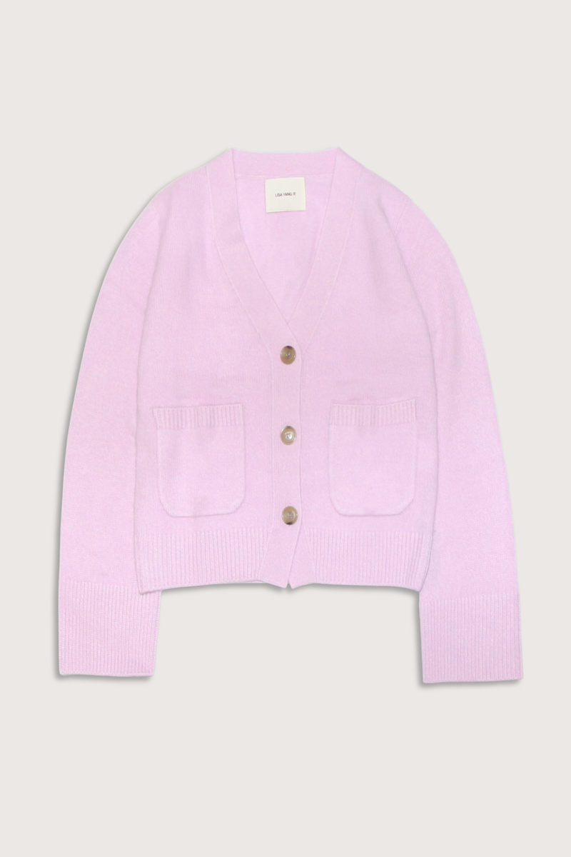 flat lay Danni Cashmere Cardigan Dhalia Heavy knit cashmere
Relaxed fit
Deep v-neckline
Dropped shoulders
Straight wide sleeves
Patch pockets
Ribbed trims