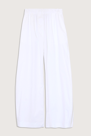 flat lay Dora Short Popline white Short length
Barrel leg
Elastic Waist Band