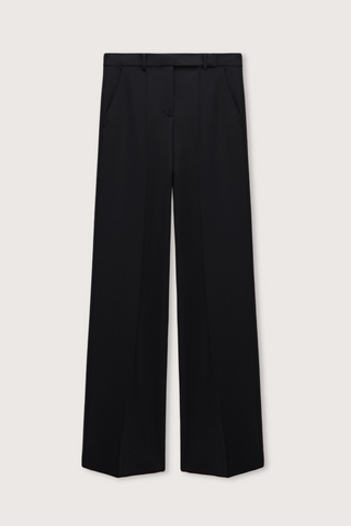 flat lay Emotional black Pant relaxed dropped crotch 