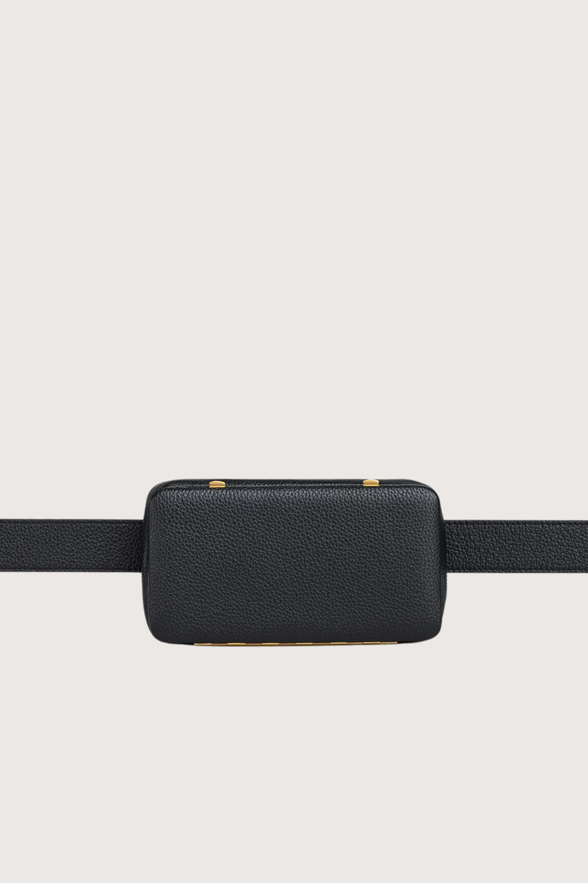 front profile Eva Brandon Cross Body & Belt Bag Signature frame construction with double latch closure
Adjustable and removable
Worn four ways: as a belt bag, as a cross-body bag, as a clutch (belt removed), or as a belt by itself
Lined in midnight ultrasuede
Two card slots for credit cards, cash or subway tickets
Fits most cell phones
Logo is gold-embossed on the back
Evan comes in Brandon, our signature LWG gold-rated pebbled calf leather