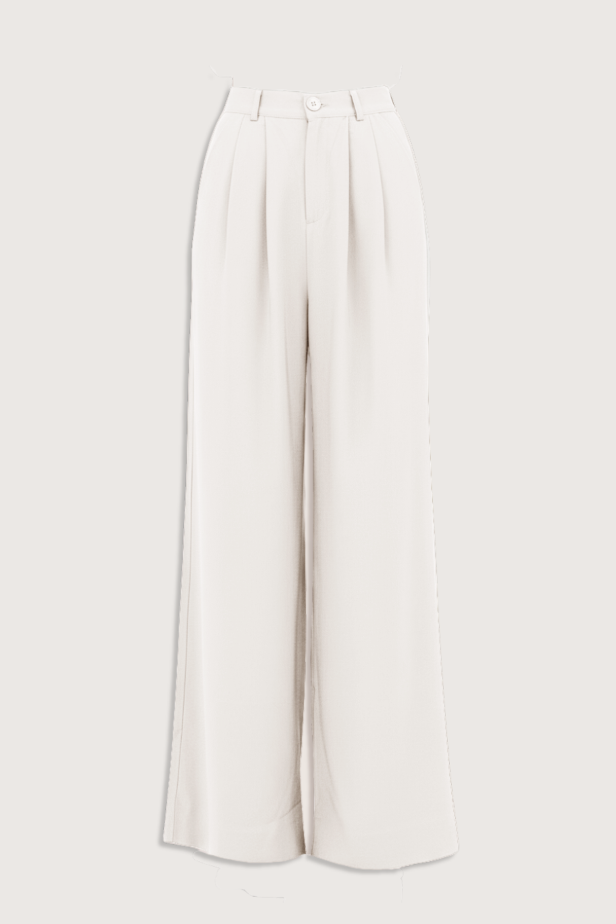 flat lay Fabi Pant White Tailored fit
High waisted
Double pleated