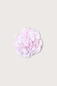 flat lay Flower Brooch pink with pin on the back