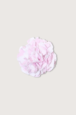 flat lay Flower Brooch pink with pin on the back