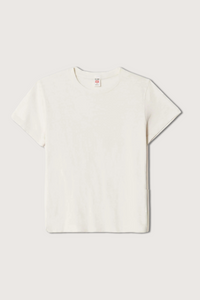 flat lay Heritage Classic cotton crewneck Tee Vintage White