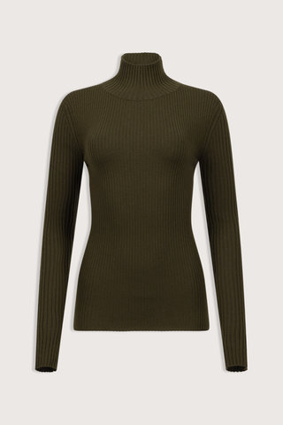 flat lay High Neck Jumper marsh green High neck
Fine merino
Close fit
Elevated neckline
Fine Merino Rib
Victoria Beckham embroidered detail at back neck
88% Merino Wool 11% Polyamide 1% Elastane