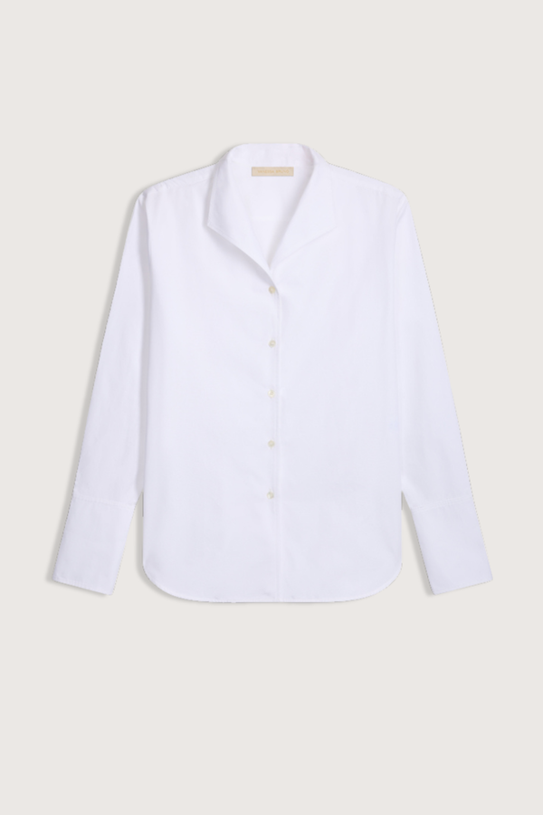 flat lay Hugo Poplin Long Sleeve Shirt white Slightly oversized cut
Long sleeve
Open collar that stands up
100% cotton
Made in Tunisia