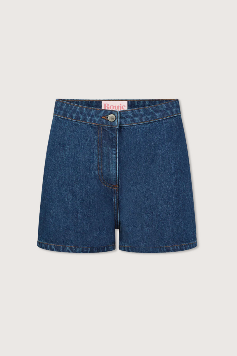 flat lay Joss Denim Short blue