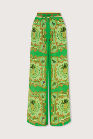 flat lay image of La Musica Silk Pant by alemais