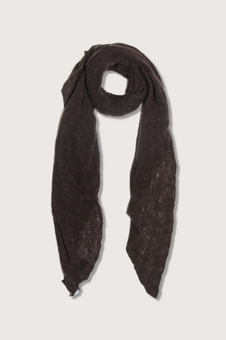 flat lay Lurex Small Cashmere Dark Brown