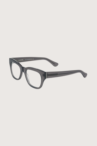 side profile Miklos Reading Glasses Donkey+1.50 grey frame clear lens