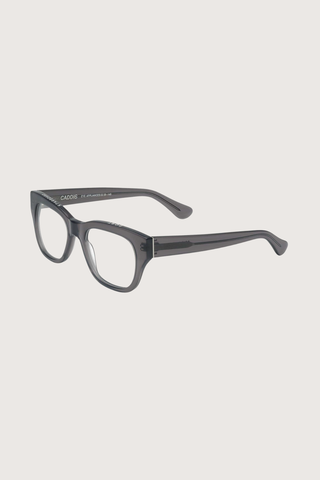 side profile Miklos Reading Glasses Donkey+1.50 grey frame clear lens