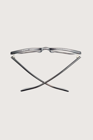 top profile Miklos Reading Glasses Donkey+1.50 grey frame clear lens