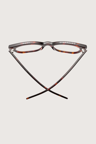 top profile Miklos Reading Glasses  Turtle +1.50 tortoiseshell frame clear lens