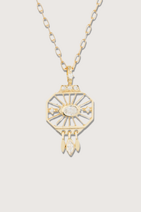 flat lay Neck Open Plate Oval Diamond Fringe dangle detail necklace 14k gold with diamonds