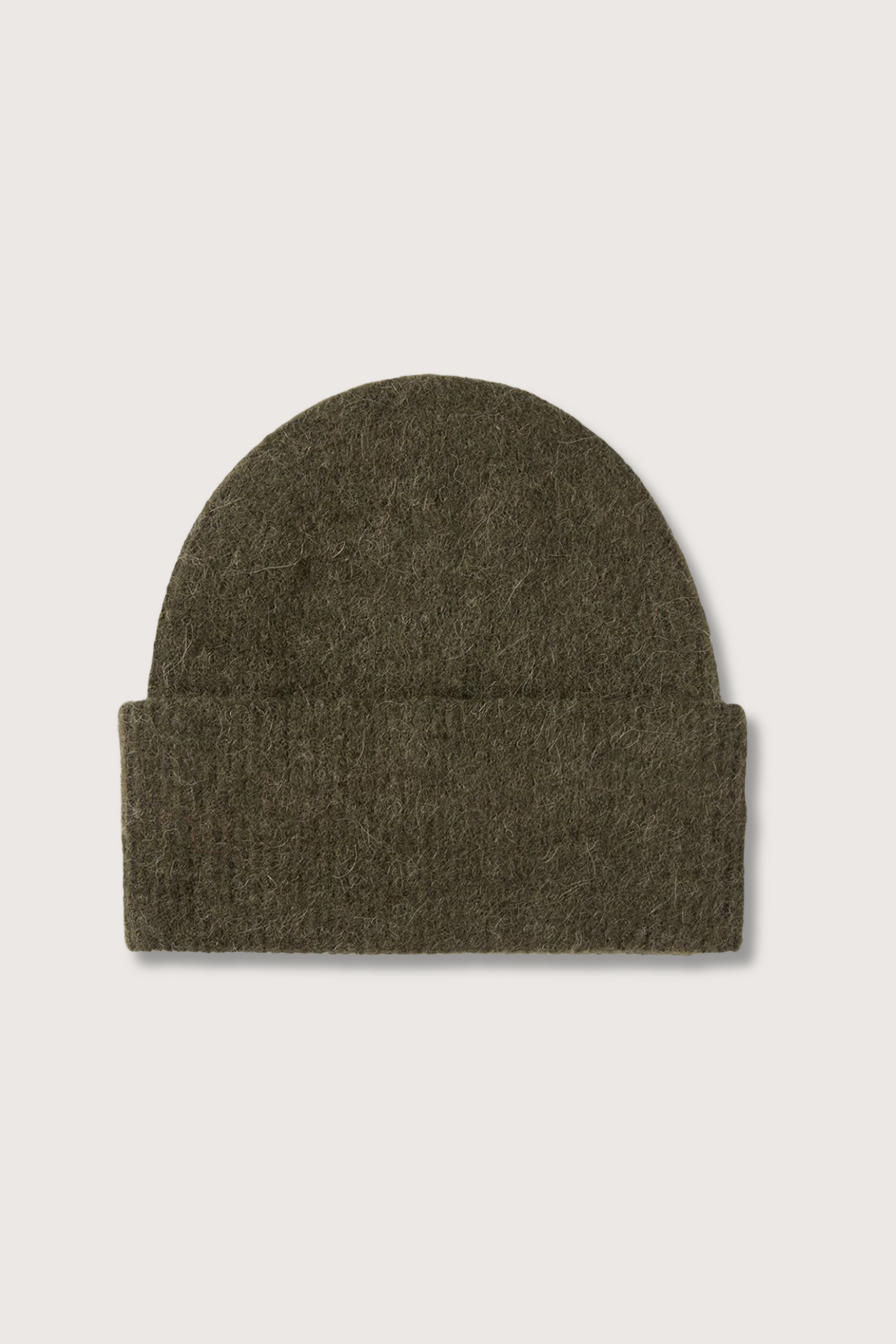 flat lay Nor Hat Deep Forest rib knit regular fit