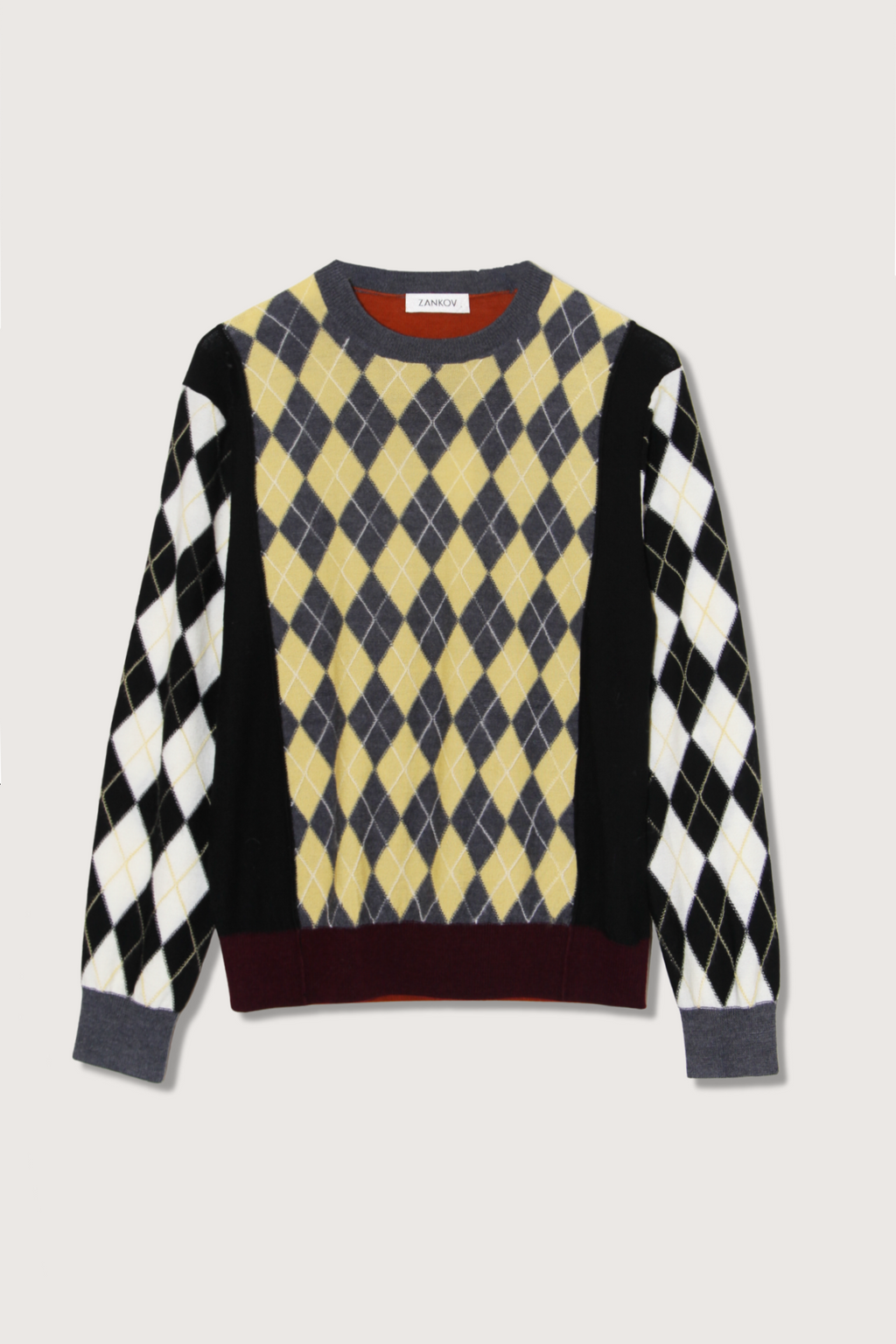 Reed Argyle Crew Sweater | ZANKOV | Otte New York