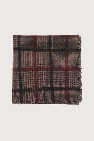 flat lay Scottino Plaid Scarf 100% Cashmere
70 x 70 cm = 28 x 28 in