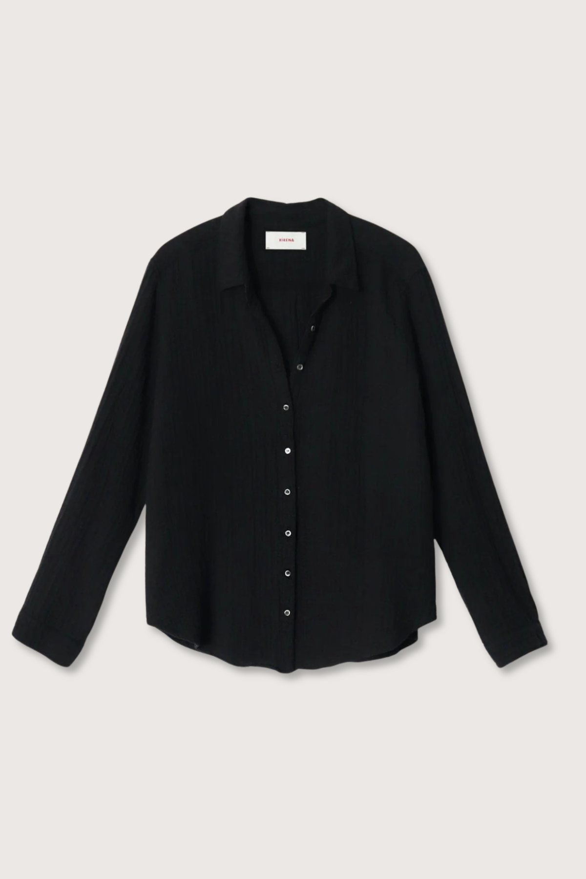 flat lay Scout Gauze Shirt Black cotton Button down
Chelsea Gauze
Long sleeves
Easy fit
