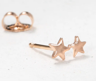 Two Twinkling Star Earring 14k gold