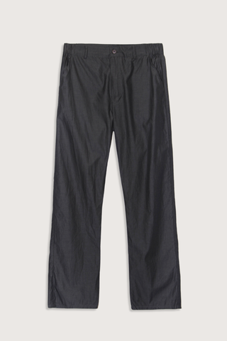 flat lay Washed Cotton Pant graphite Cotton
Slim straight fit
Belt loops
Button closure