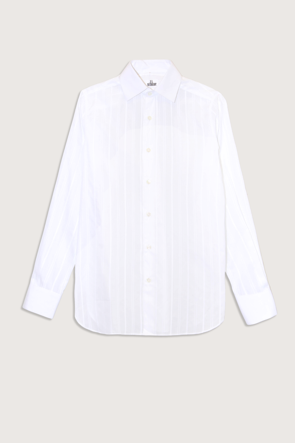 flat lay Work Shirt white Square collar
Rounded cuffs
Classic fit
Cotton
button front closure