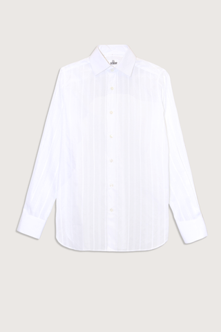 flat lay Work Shirt white Square collar
Rounded cuffs
Classic fit
Cotton
button front closure
