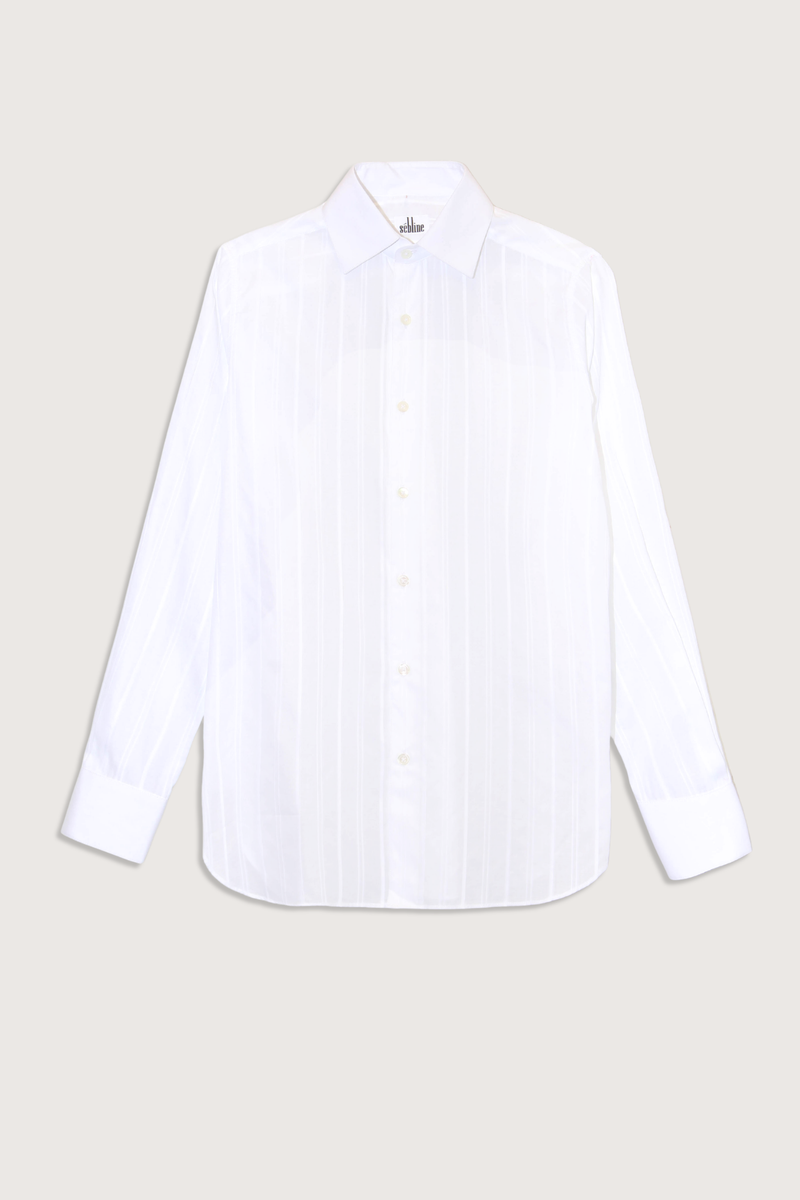 flat lay Work Shirt white Square collar
Rounded cuffs
Classic fit
Cotton
button front closure
