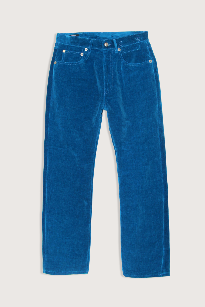 flat lay X-BF Velvet Pant deep blue Wider, slouchier leg
Velvet
55% COTTON 45% LINEN