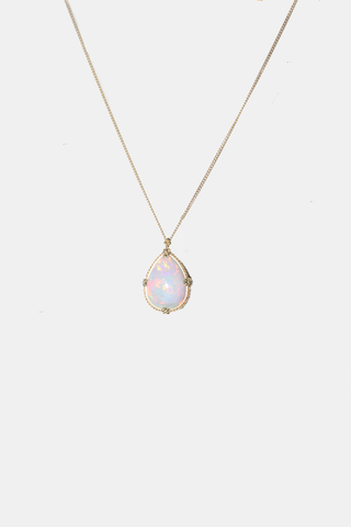 One Of A Kind Ethiopian Opal Necklace
