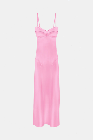 Waterlily Midi Dress Lux Pink