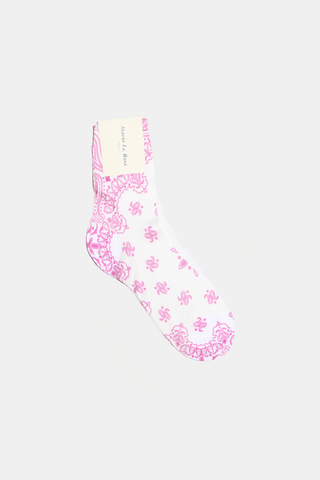 Bandana Socks Pink