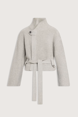 The Neal  Sweater Jacket Foggy